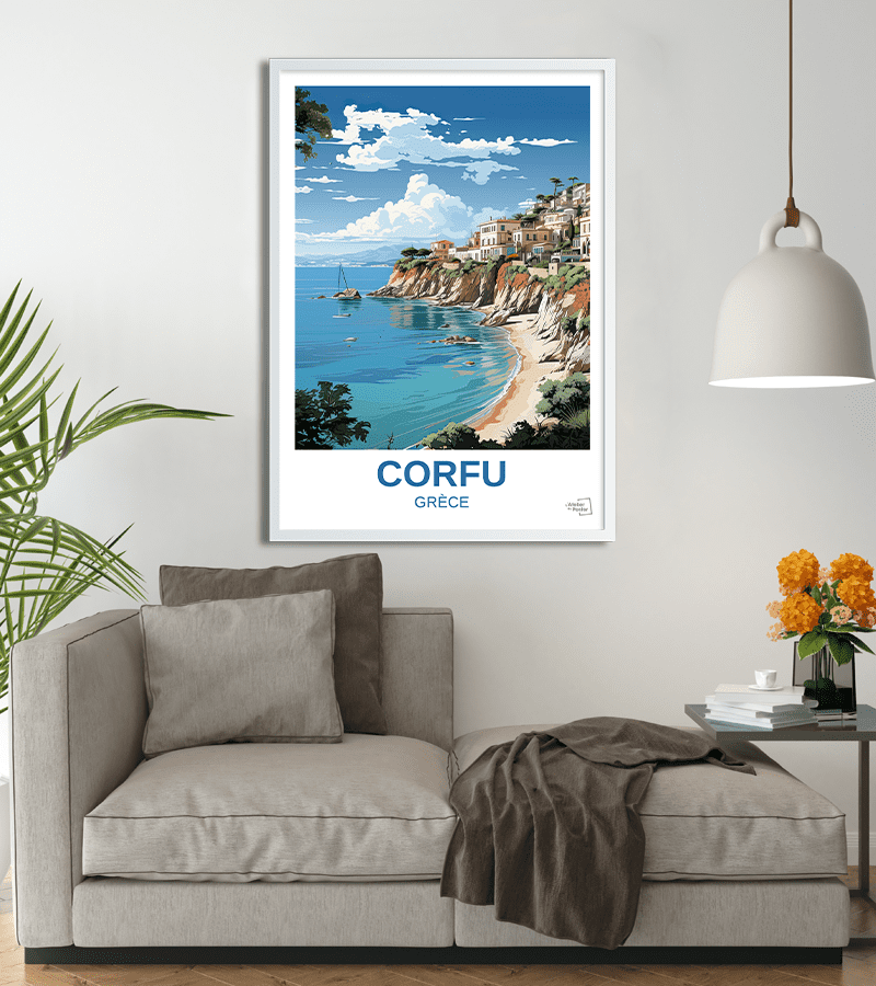 poster Corfu - Grèce