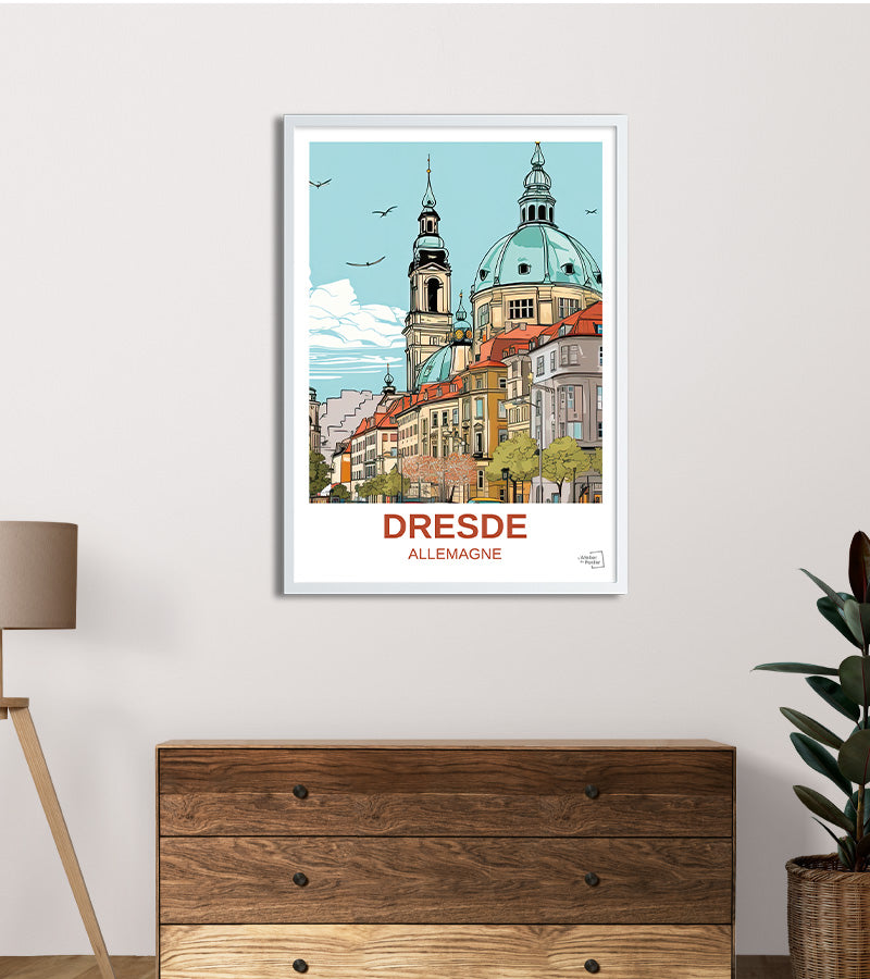 poster Dresde - Allemagne