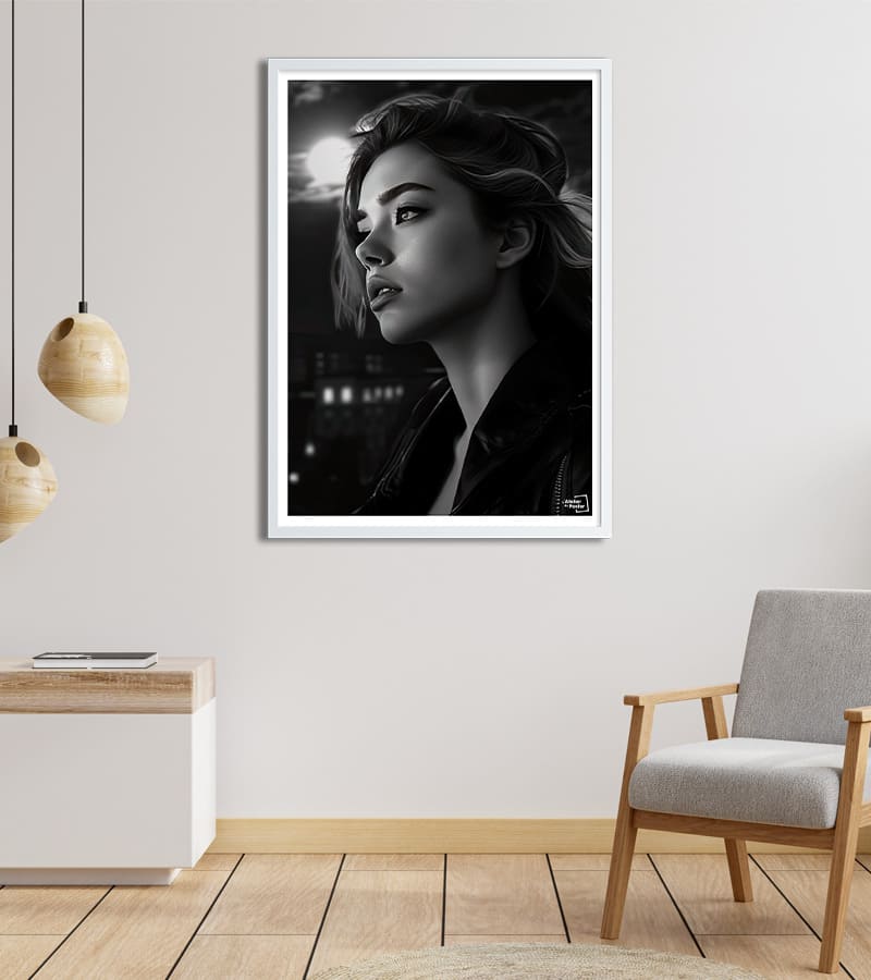 poster Mannequin Noir et Blanc