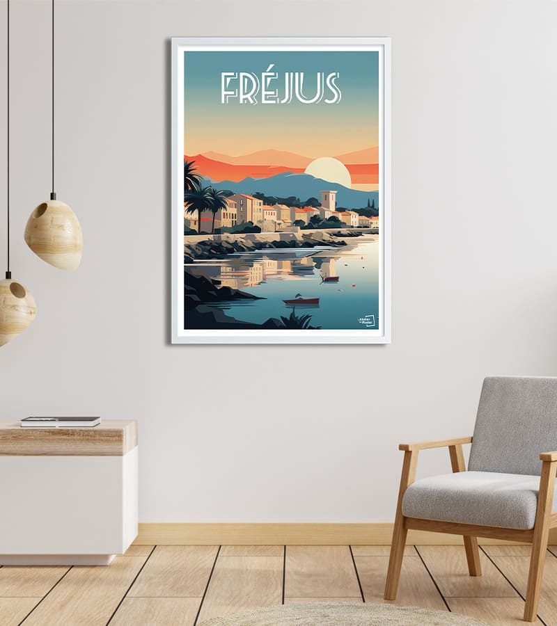 Affiche vintage Fréjus