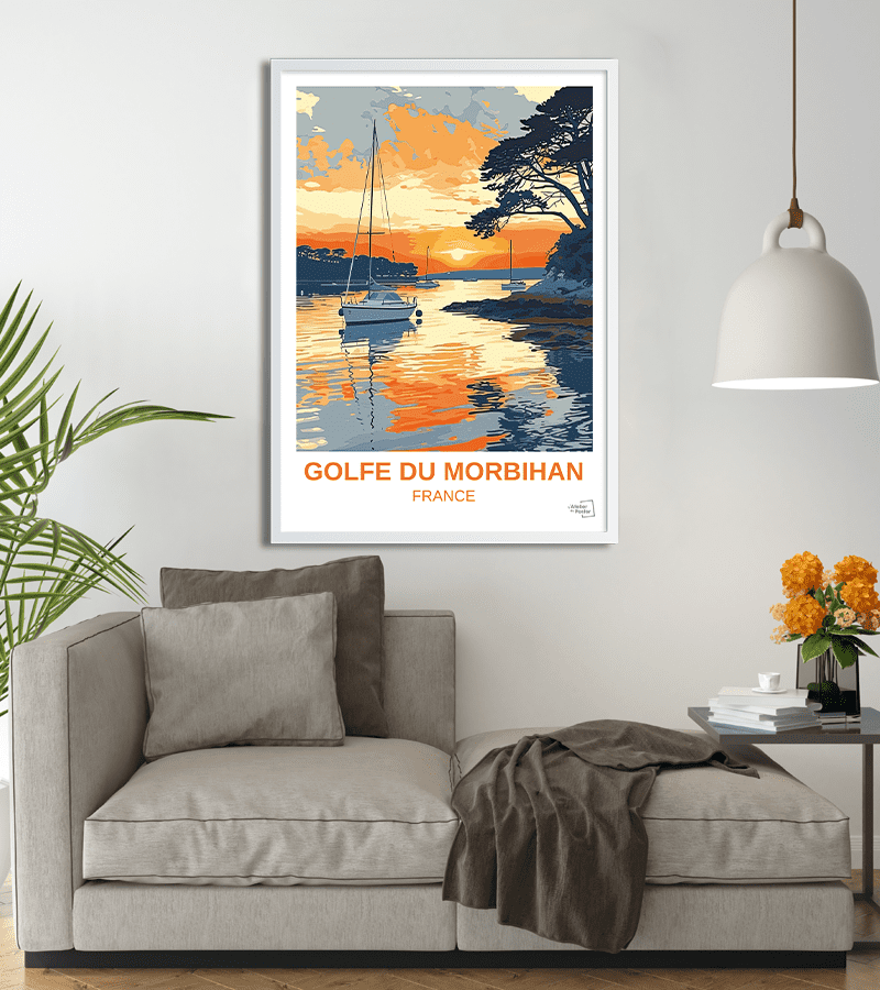poster vintage Golfe du Morbihan