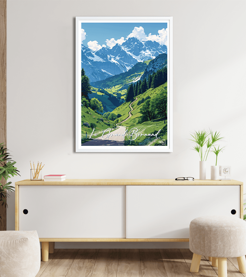 poster Le Grand Bornand vintage