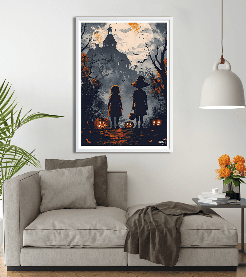 poster Enfants Halloween