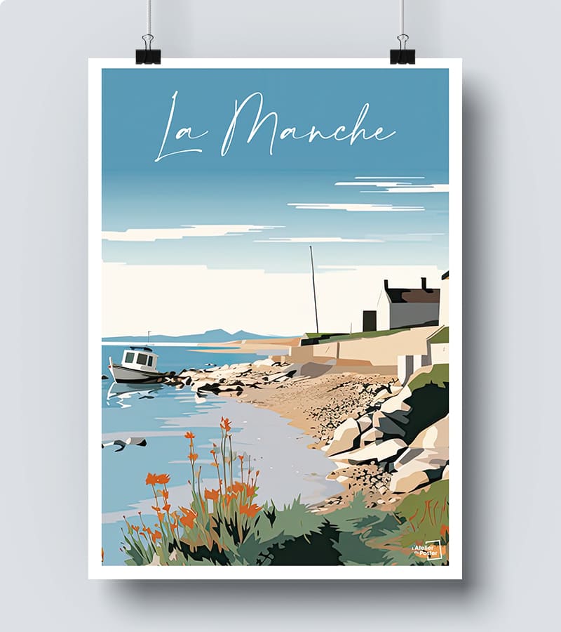 Affiche 50x70 Marcel MONT SAINT-MICHEL Taille 30 x 40 cm