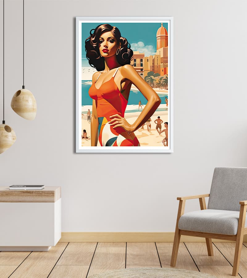 poster La Baigneuse
