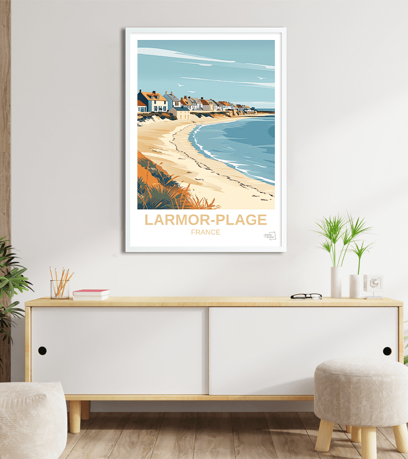 poster larmor plage