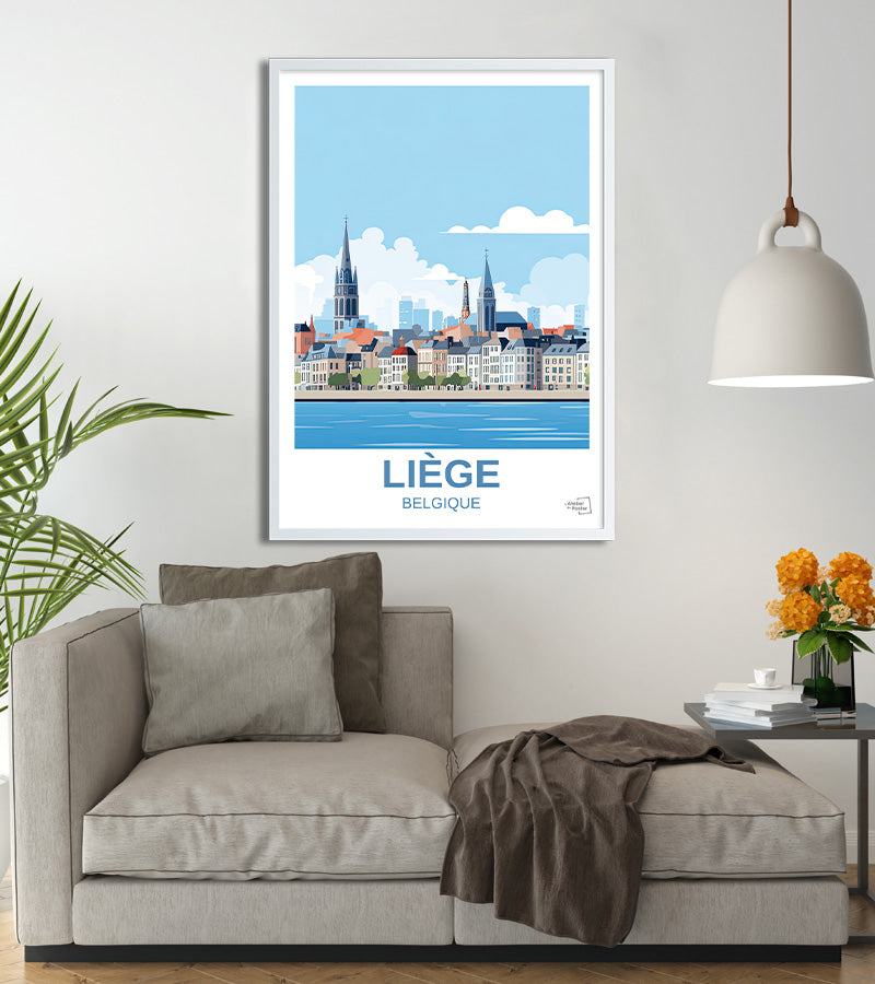 poster Liège - Belgique