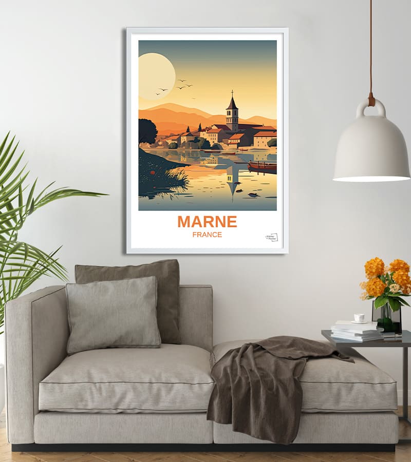 poster Département de la Marne