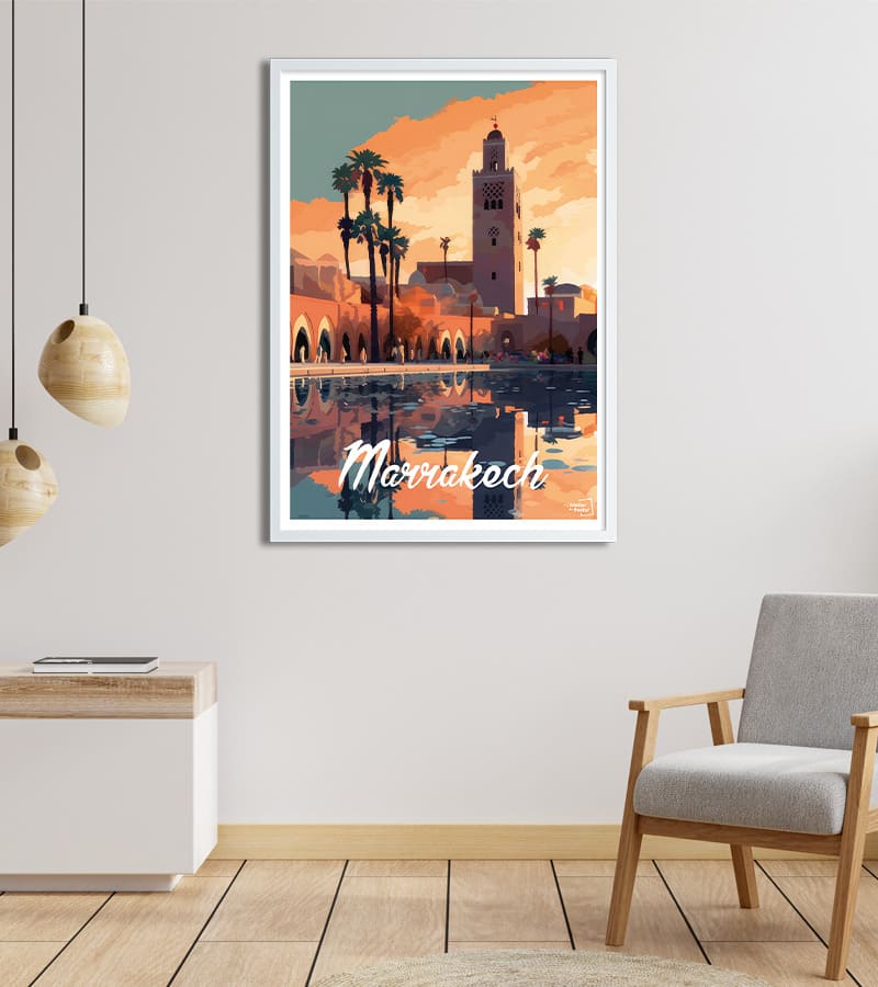 Poster vintage Marrakech