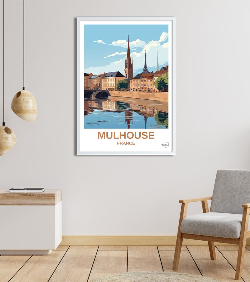 poster Vintage Mulhouse