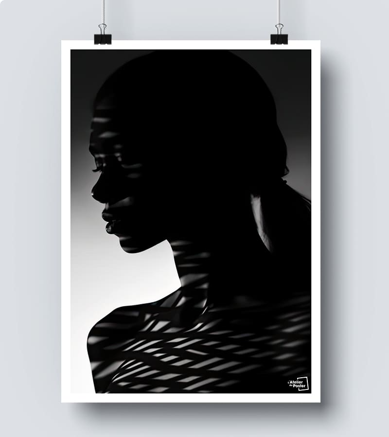 Affiche Ombre Noir et Blanc