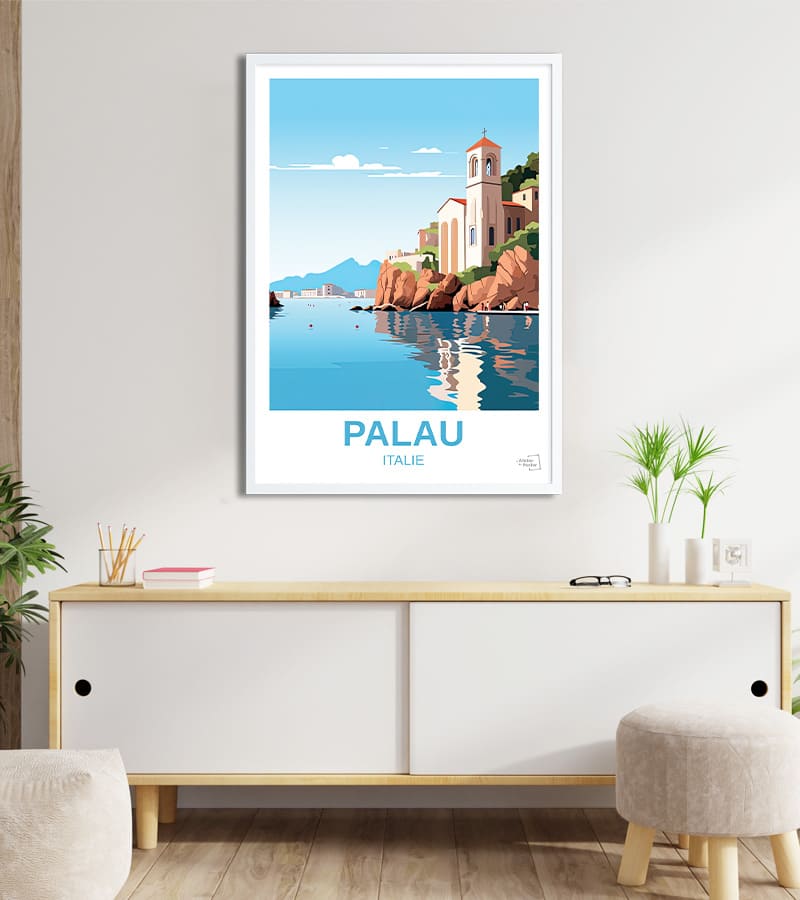 poster Palau en Sardaigne