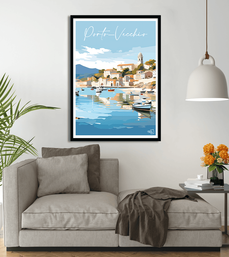 poster Vintage Porto Vecchio