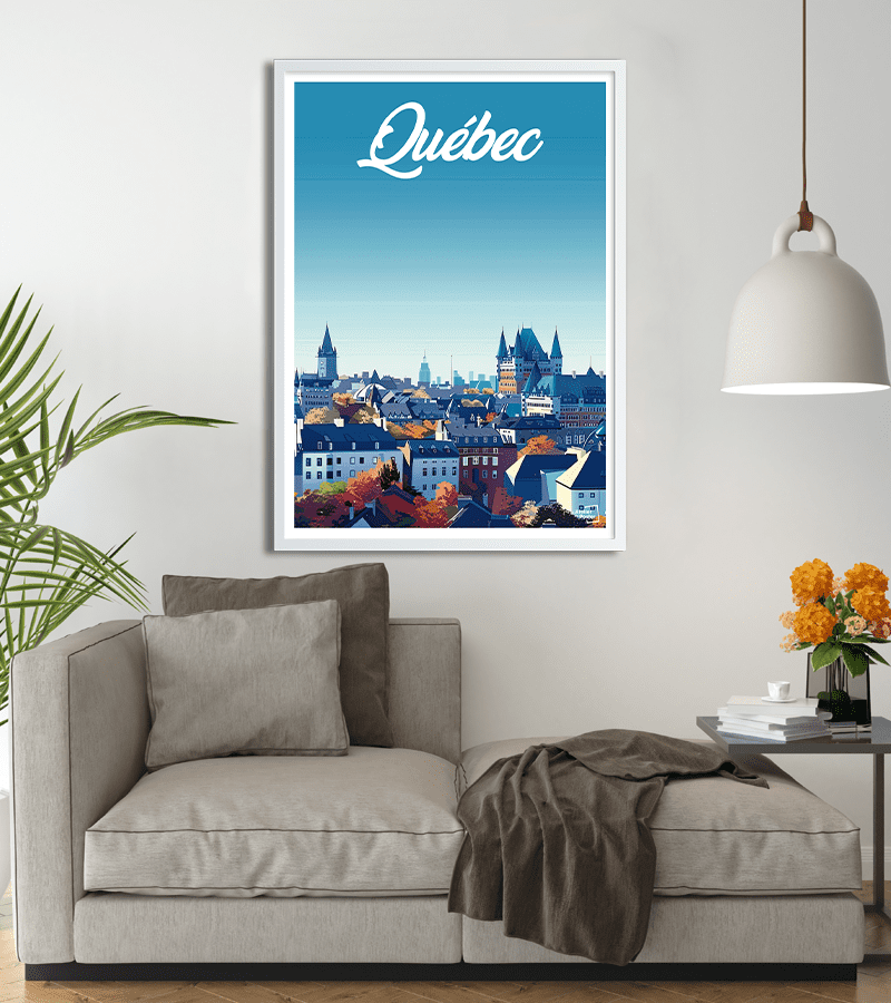 poster vintage Quebec