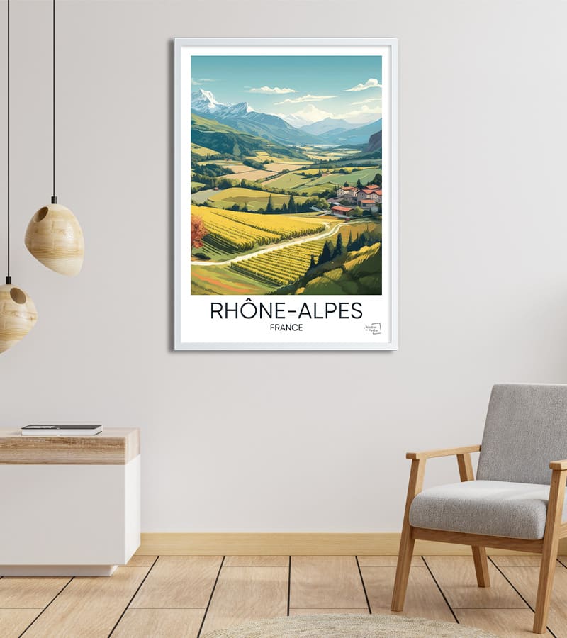 Affiche Rhone Alpes