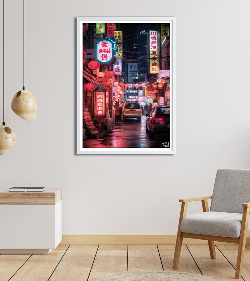 poster Rue de Tokyo - Photographie