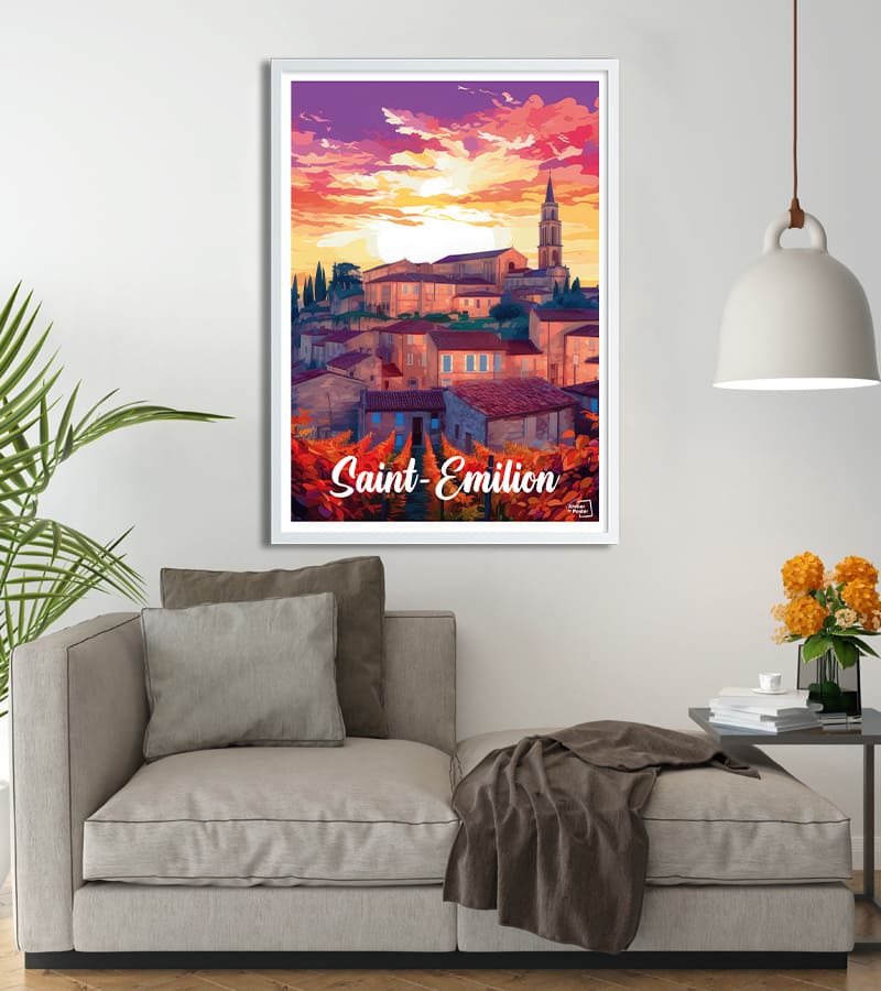 Poster Saint emilion