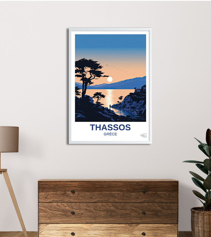 poster Thassos - Grèce