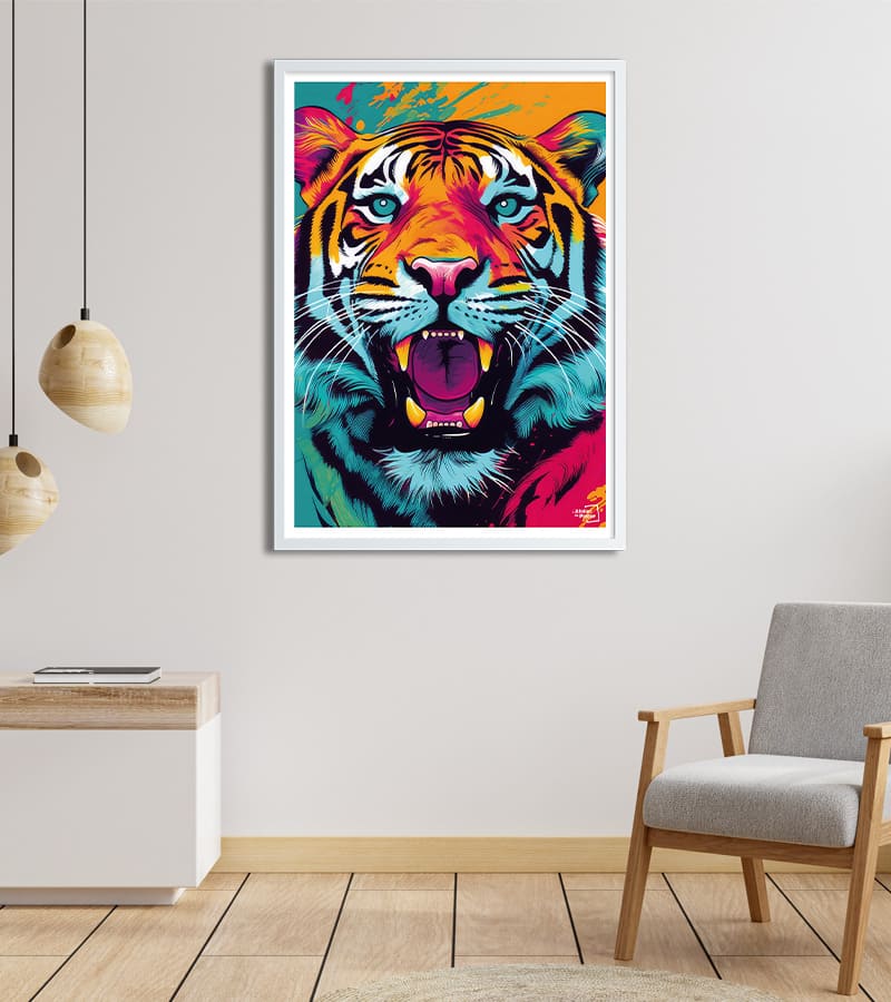 poster Tigre - Pop Art