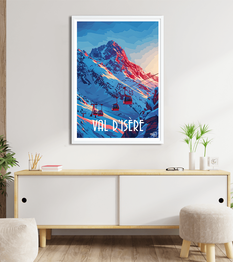 poster Val d Isère Vintage