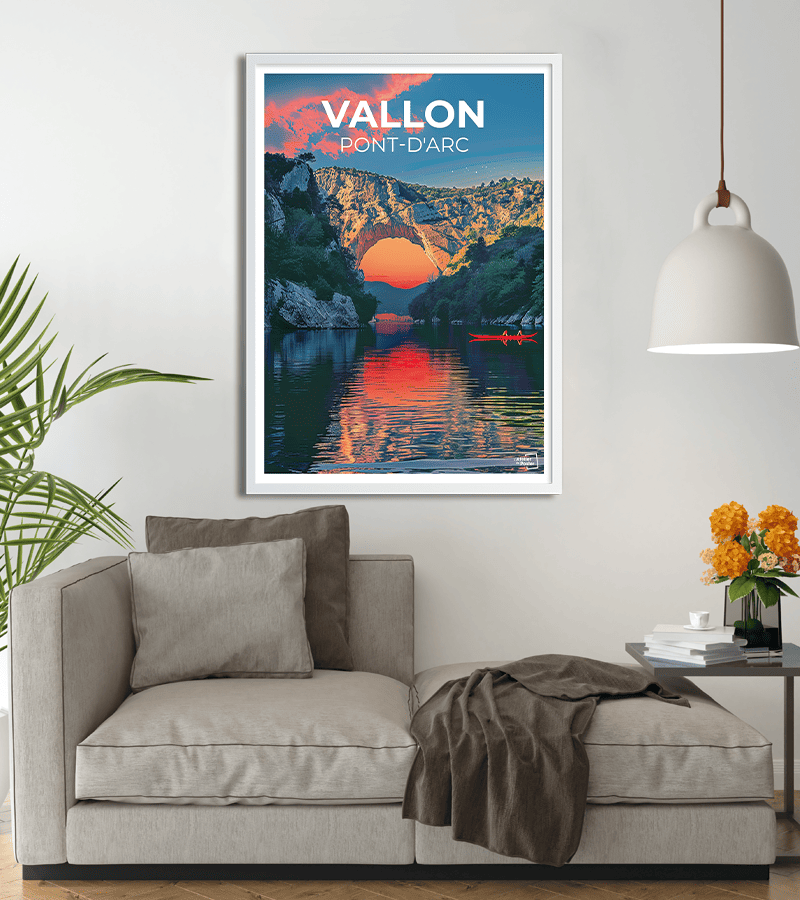 poster Vallon Pont d'Arc