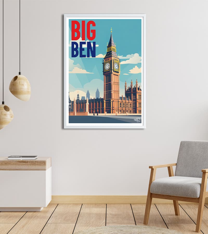 poster vintage Big Ben