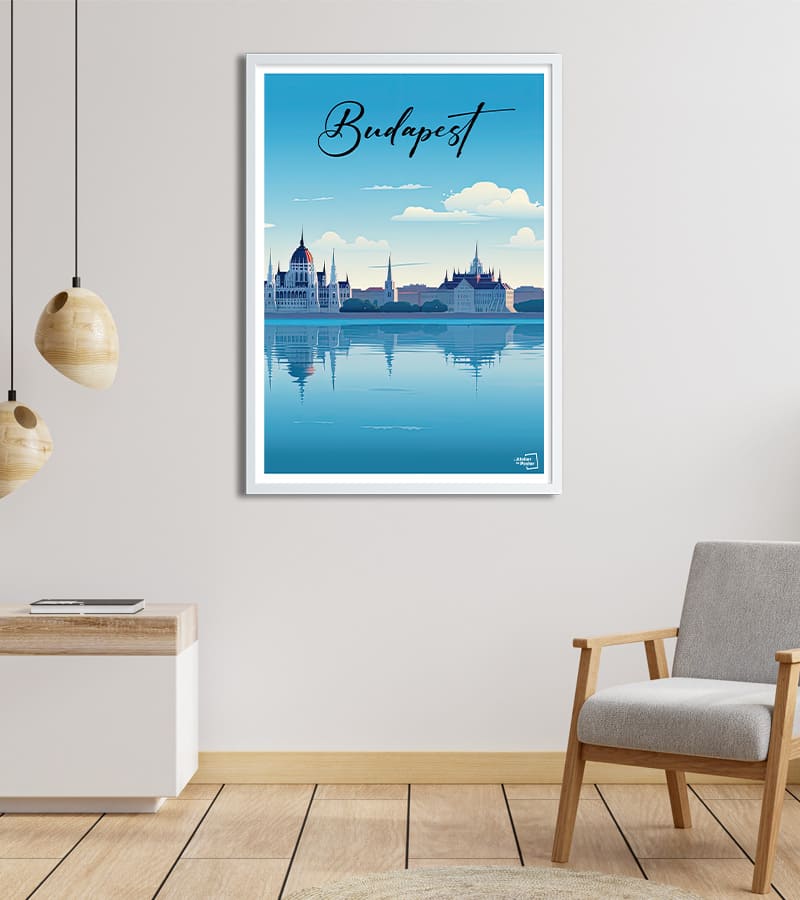 poster vintage Budapest