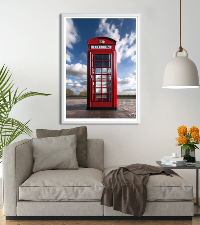 poster Cabine Téléphonique Anglaise