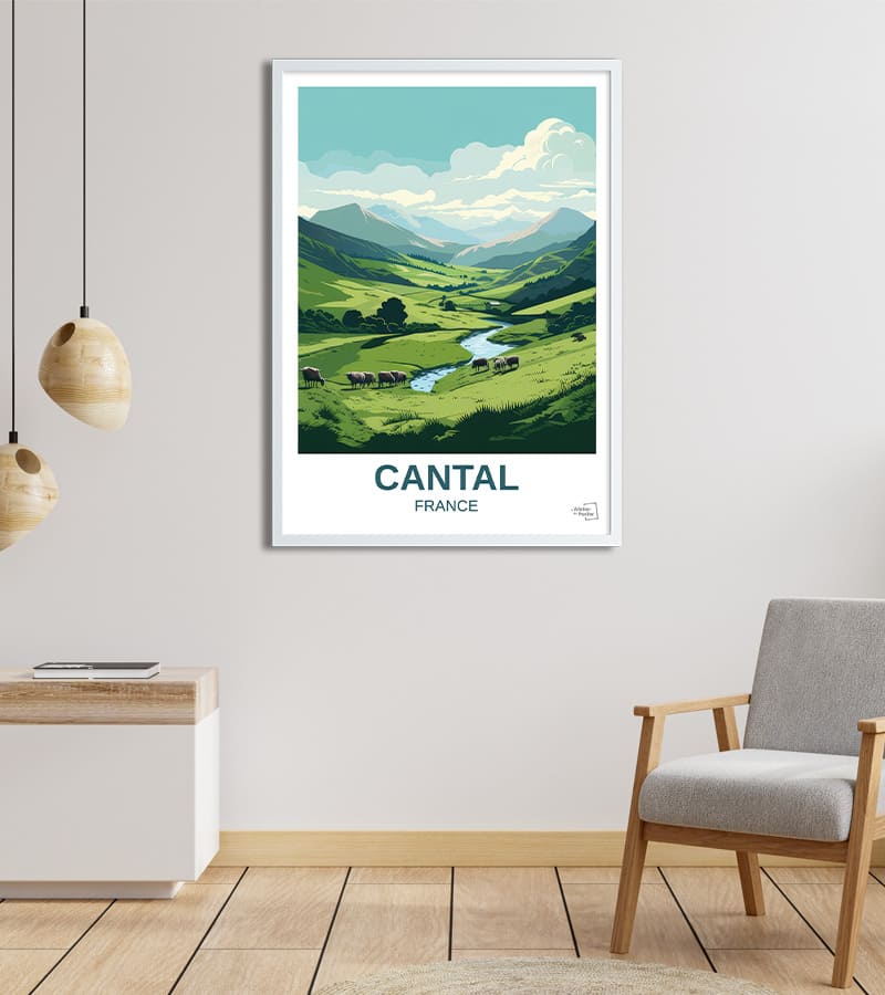 poster Département Le Cantal