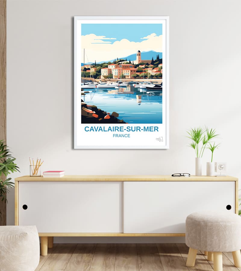 poster Cavalaire sur Mer