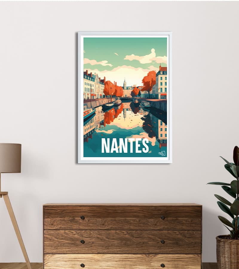 poster Illustration de Nantes