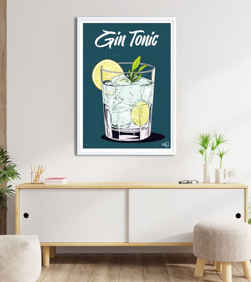 poster Cocktail Gin Tonic