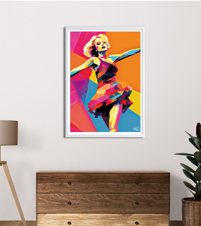 poster Danseuse - Pop Art