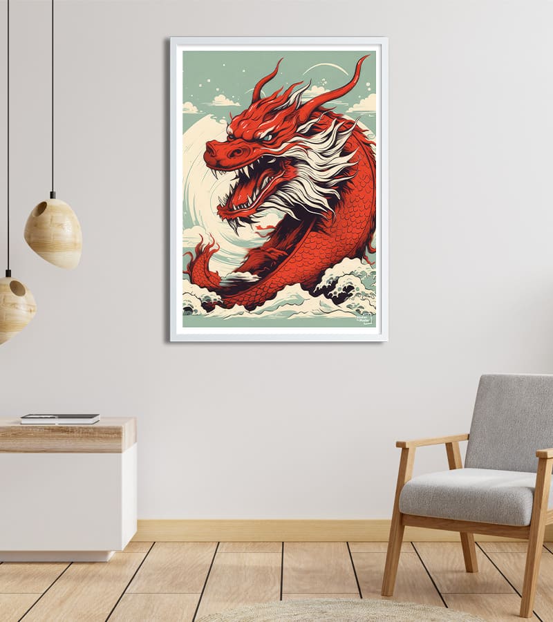 poster Dragon Japonais
