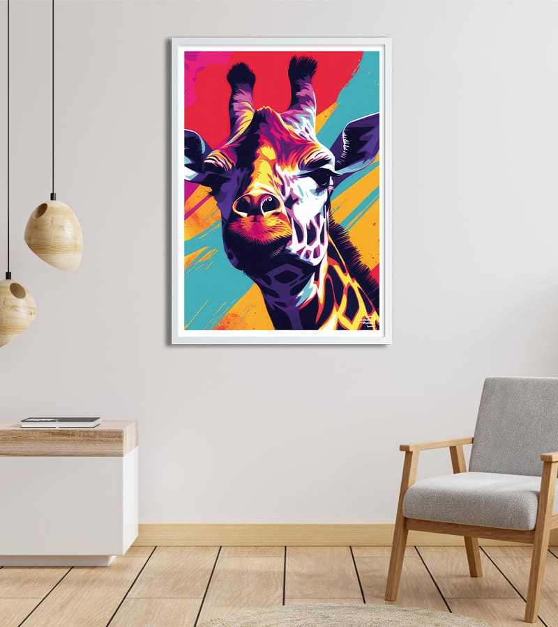 poster Girafe - Pop Art
