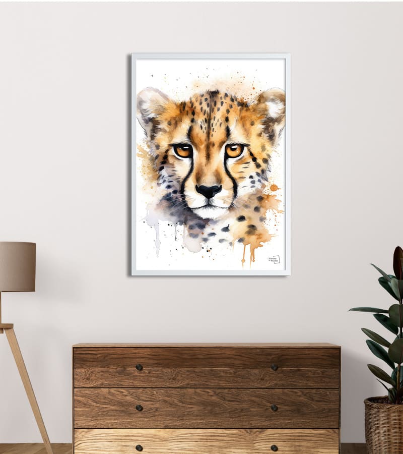 poster felin Guépard