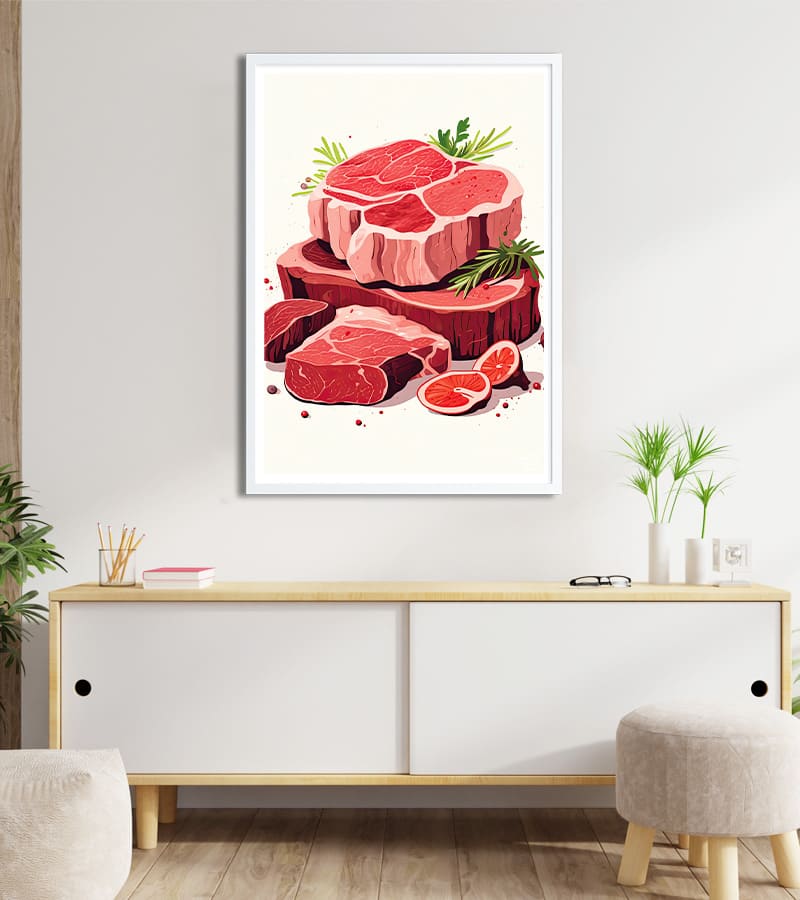 poster viandes rouges