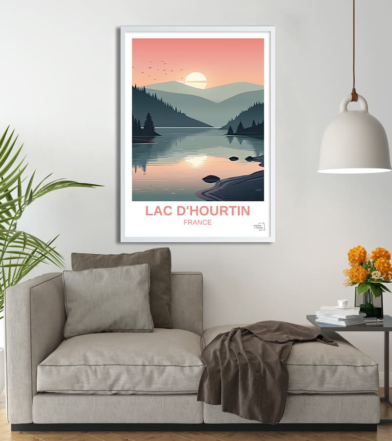 poster Lac d'Hourtin