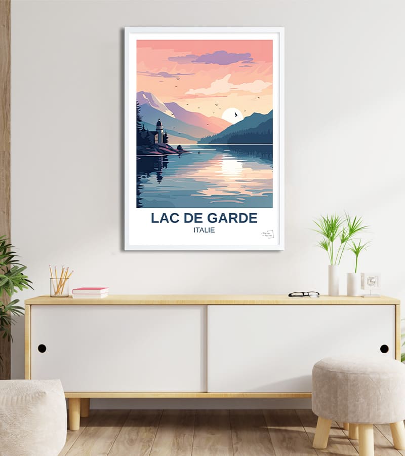 poster Lac de Garde