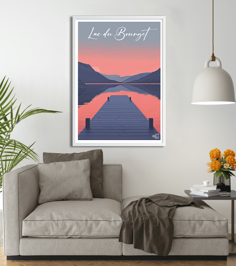Poster Lac du Bourget