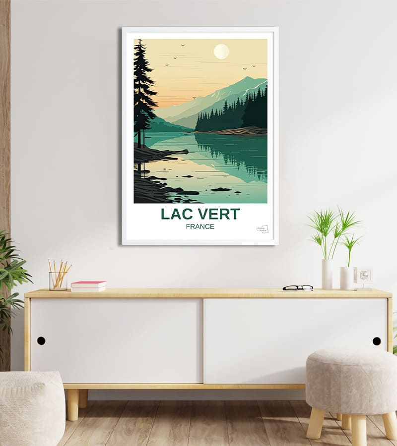 poster Lac Vert