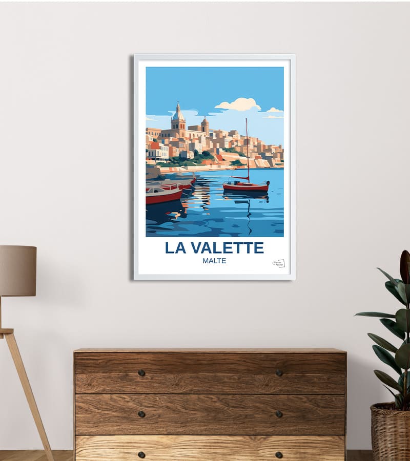 poster La Valette à Malte