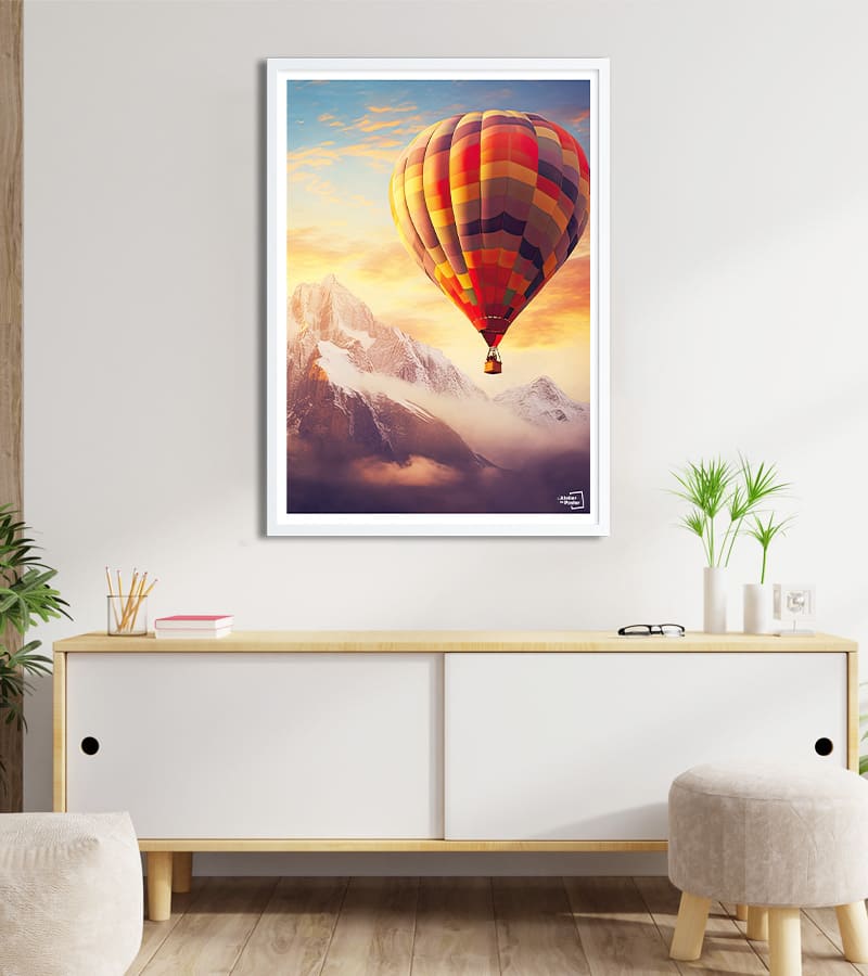 poster Montgolfière