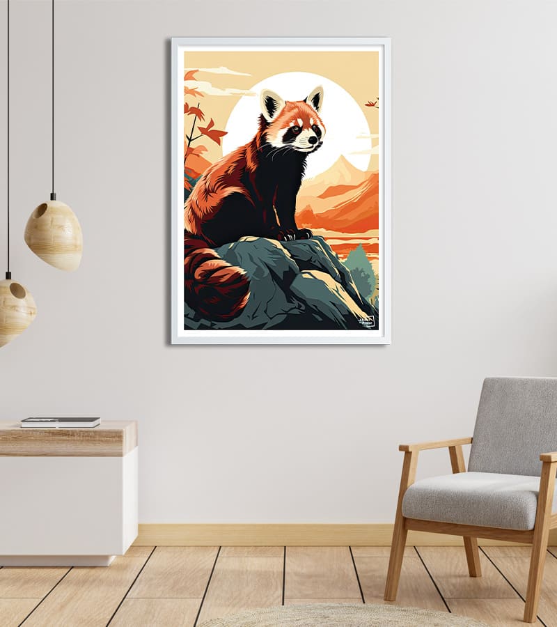 poster Panda Roux