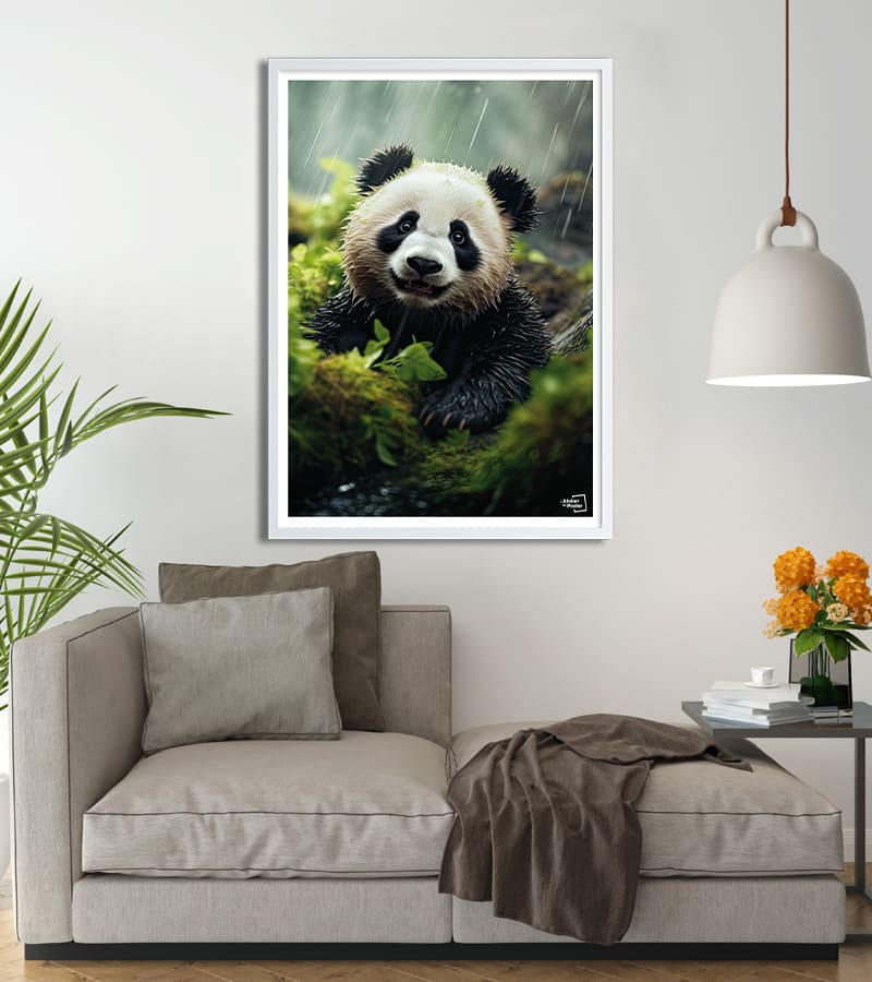 poster photo panda