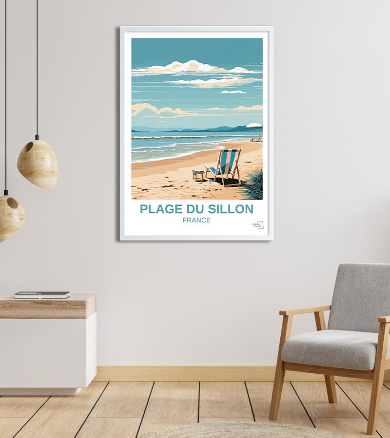 poster Plage du Sillon
