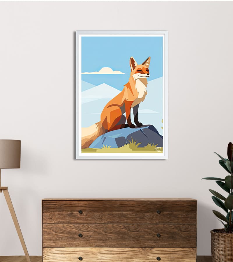 poster illustration Renard