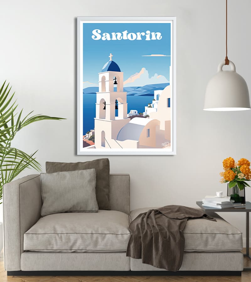 poster Santorin
