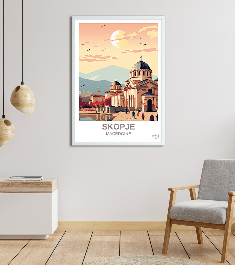 Affiche Skopje - Macédoine