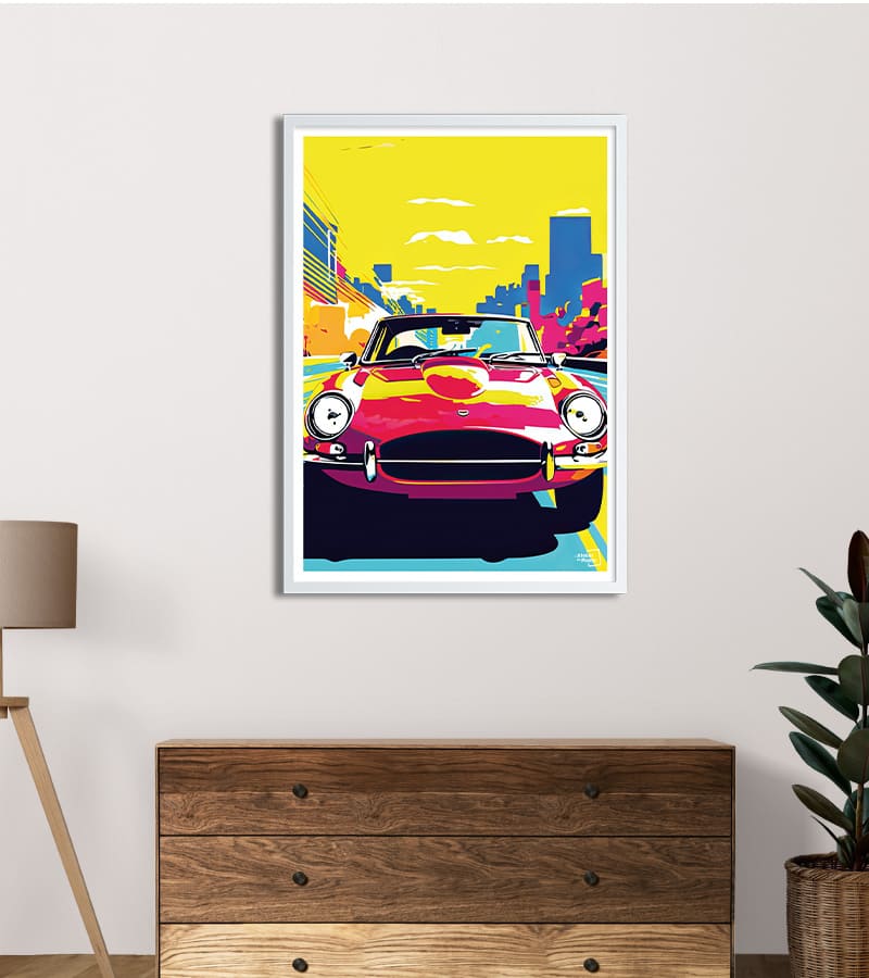 poster Voiture - Pop Art
